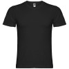 Samoyedo short sleeve men's v-neck t-shirt in Solid Black
