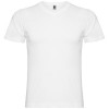 Samoyedo short sleeve men's v-neck t-shirt in White