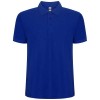 Pegaso Premium short sleeve men's polo in Blue