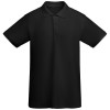 Prince short sleeve men's polo in Solid Black