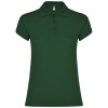 Star short sleeve women's polo in Bottle Green