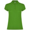 Star short sleeve women's polo in Grass Green