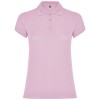 Star short sleeve women's polo in Light Pink