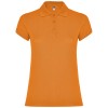 Star short sleeve women's polo in Orange