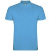 Star short sleeve men's polo in Turquois