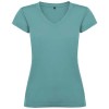 Victoria short sleeve women's v-neck t-shirt in Dusty Blue