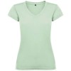 Victoria short sleeve women's v-neck t-shirt in Mist Green