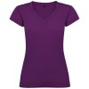 Victoria short sleeve women's v-neck t-shirt in Purple