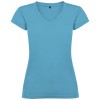 Victoria short sleeve women's v-neck t-shirt in Turquois