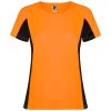 Shanghai short sleeve women's sports t-shirt in Fluor Orange