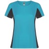 Shanghai short sleeve women's sports t-shirt in Turquois