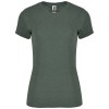 Fox short sleeve women's t-shirt in Heather Bottle Green