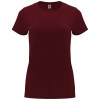 Capri short sleeve women's t-shirt in Garnet