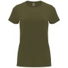 Capri short sleeve women's t-shirt in Militar Green