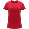 Capri short sleeve women's t-shirt in Red