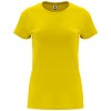 Capri short sleeve women's t-shirt in Yellow