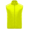 Jannu unisex lightweight running bodywarmer in Fluor Yellow