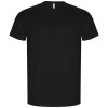Golden short sleeve men's t-shirt in Solid Black