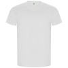 Golden short sleeve men's t-shirt in White