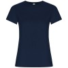 Golden short sleeve women's t-shirt in Navy Blue