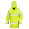 Motorway Coat in fluorescent-yellow