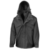 3-in-1 Waterproof Fleece Lined Jacket in black