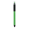 senator Duo Pen Polished plastic multifunction ball pen & highlighter in green