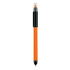 senator Duo Pen Polished plastic multifunction ball pen & highlighter in orange
