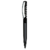 senator New Spring Clear plastic ball pen with metal clip in black