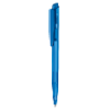 senator Dart Clear plastic ball pen in blue