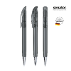 senator Challenger Clear plastic ball pen with metal tip in anthracite