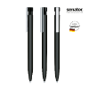 senator Liberty Soft Touch ball pen with metal clip in black