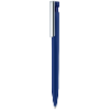 senator Liberty Soft Touch ball pen with metal clip in dark
