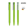 senator Liberty Soft Touch ball pen with metal clip in light-green