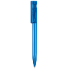 senator Liberty Clear plastic ball pen in blueb