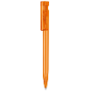 senator Liberty Clear plastic ball pen in orangea