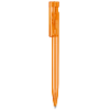 senator Liberty Clear plastic ball pen in orangeb