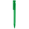 senator Liberty Clear plastic ball pen in vivid-green