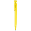senator Liberty Clear plastic ball pen in yellow