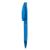senator Bridge Clear plastic ball pen in blue