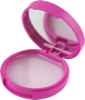 Fashion Mirror with Lip Balm in pink