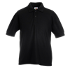 Kids Pique Polo Shirt in black