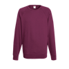 Lightweight Raglan Sweatshirt in burgundy