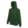 Hooded Sweatshirt in bottle-green