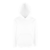 Kids Hooded Sweatshirt in white