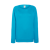 Lady Fit Lightweight Raglan Sweatshirt in azure