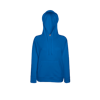 Lady Fit Lightweight Hooded Sweatshirt in royal-blue