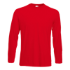 Long Sleeve Value T-Shirt in red