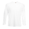 Long Sleeve Value T-Shirt in white