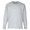 Kids Value Long Sleeve T-Shirt in heather-grey